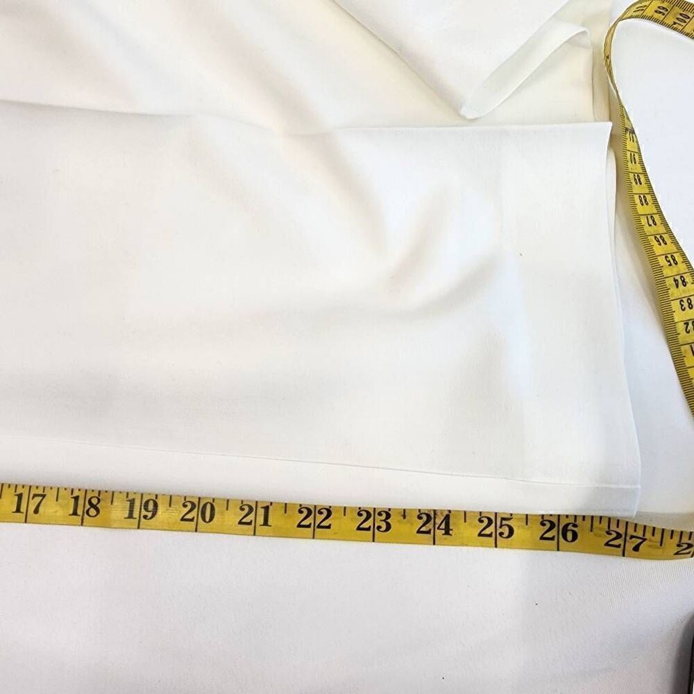 Lane Bryant Size 18 White Wide Leg Cropped Trousers O18 - Picture 6 of 9